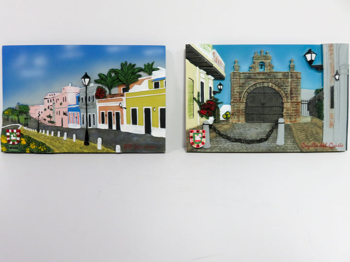 Pair of Puerto Rico Wall Tiles