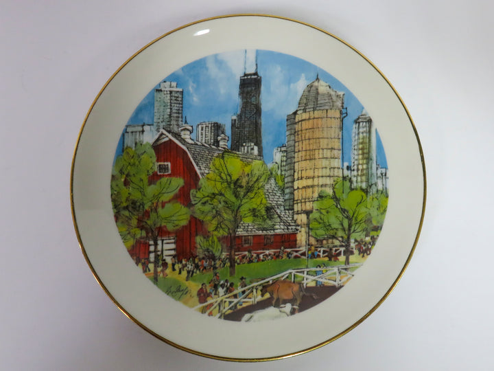 Mark McMahon Chicago Scenes Plates