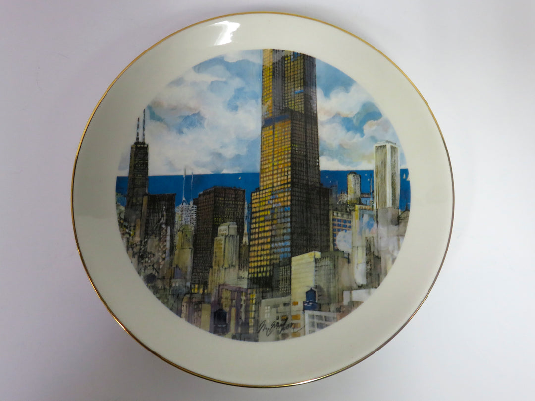 Mark McMahon Chicago Scenes Plates