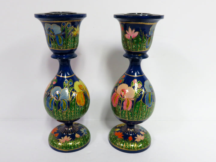 Hand Painted Candleholders