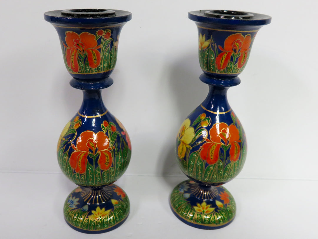 Hand Painted Candleholders