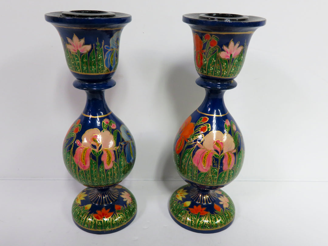 Hand Painted Candleholders