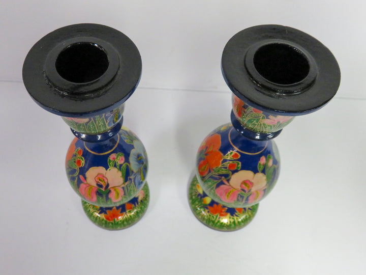 Hand Painted Candleholders