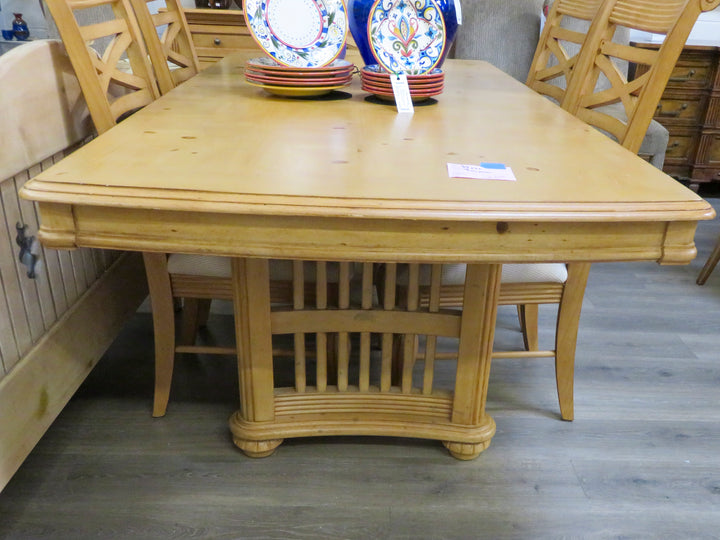 Pine Dining Table & Six Chairs