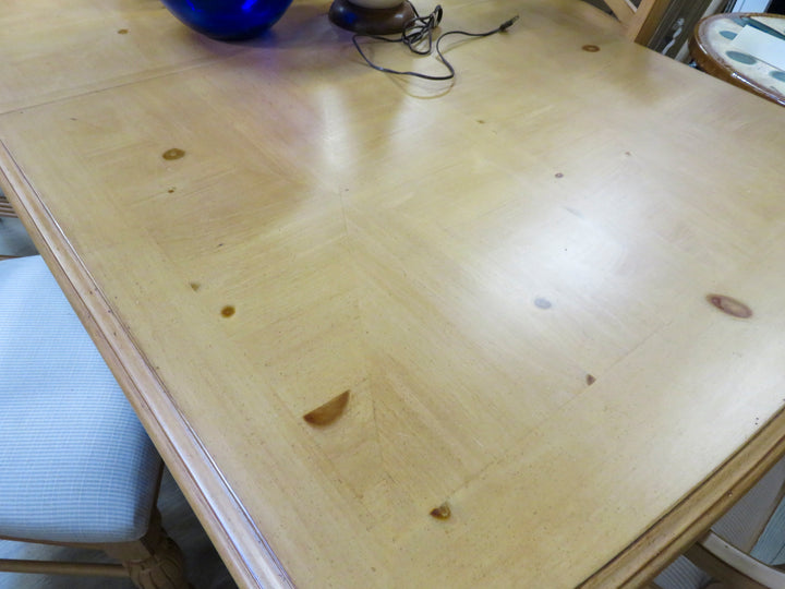 Pine Dining Table & Six Chairs