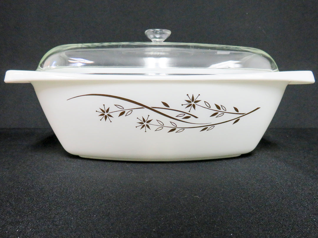 Pyrex Lidded Golden Honeysuckle Casserole