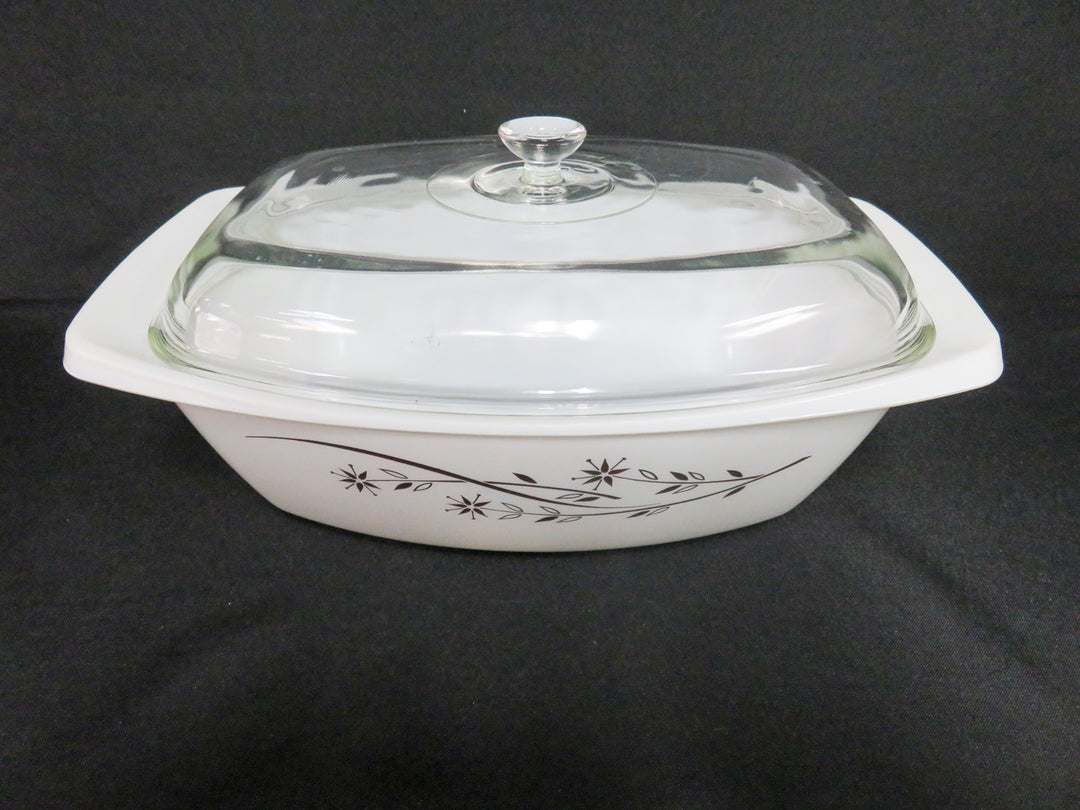 Pyrex Lidded Golden Honeysuckle Casserole