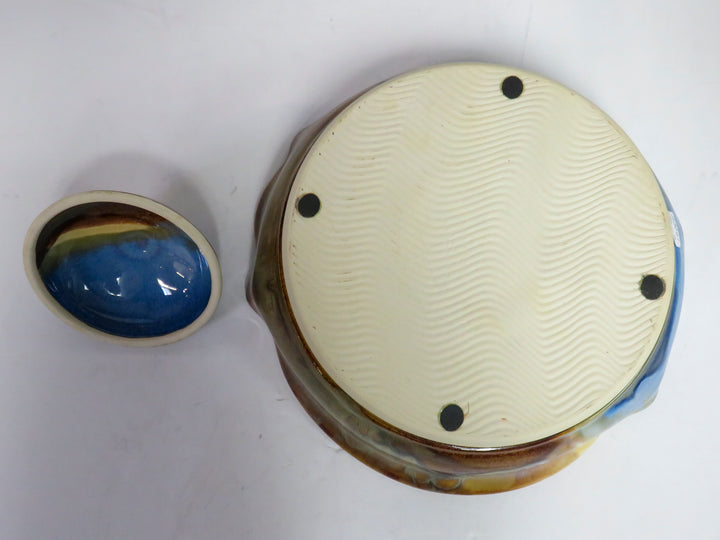 Pottery Chip & Dip Bowl