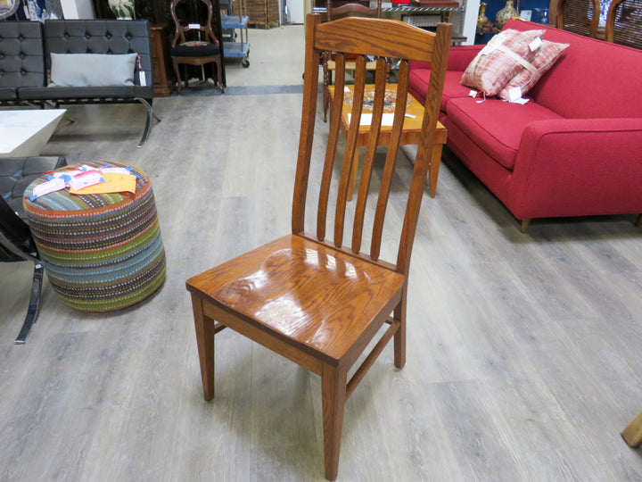 Mission Style Oak Dining Table & Chairs