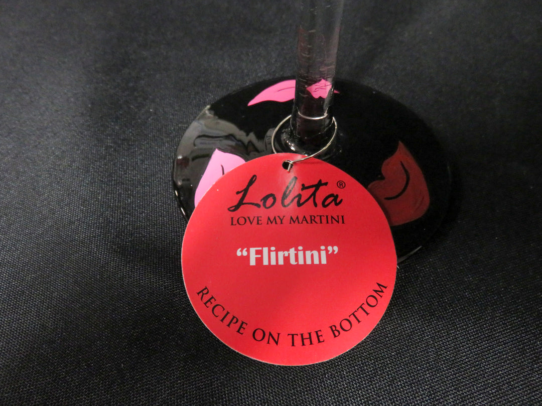 Lolita Hand Painted Martini Glasses