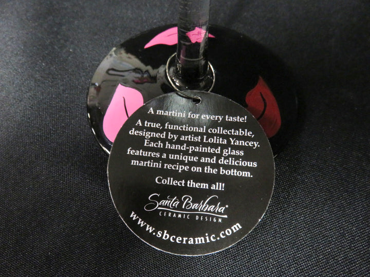 Lolita Hand Painted Martini Glasses