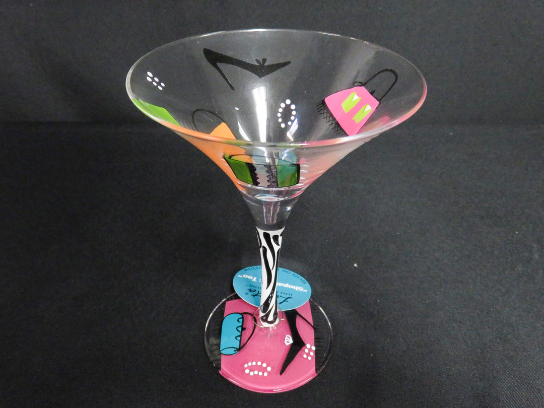 Lolita Hand Painted Martini Glasses