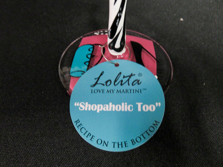 Lolita Hand Painted Martini Glasses