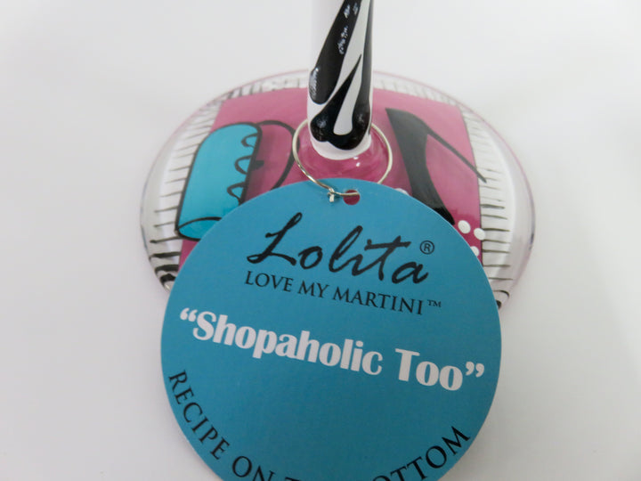 Lolita Hand Painted Martini Glasses