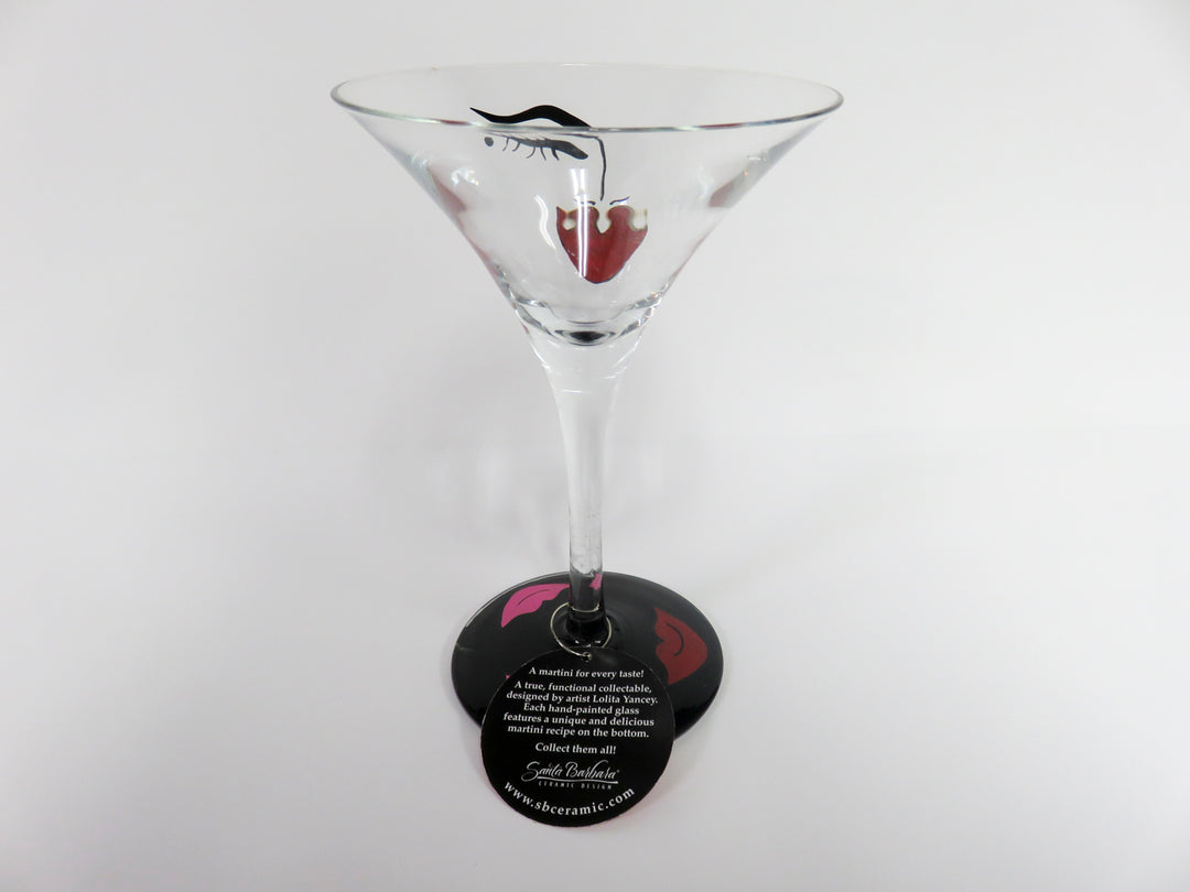 Lolita Hand Painted Martini Glasses