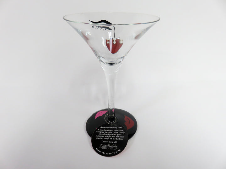Lolita Hand Painted Martini Glasses