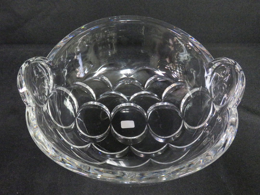 Bubble Bottom Crystal Serving Bowl