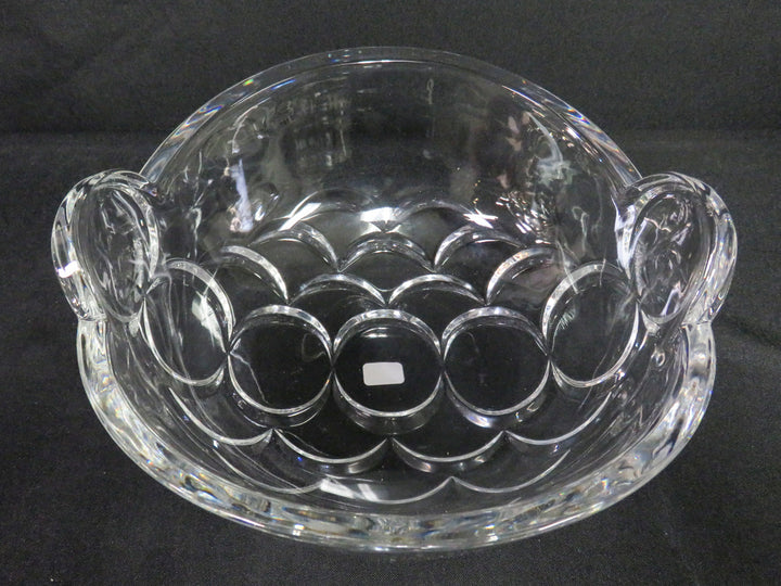 Bubble Bottom Crystal Serving Bowl