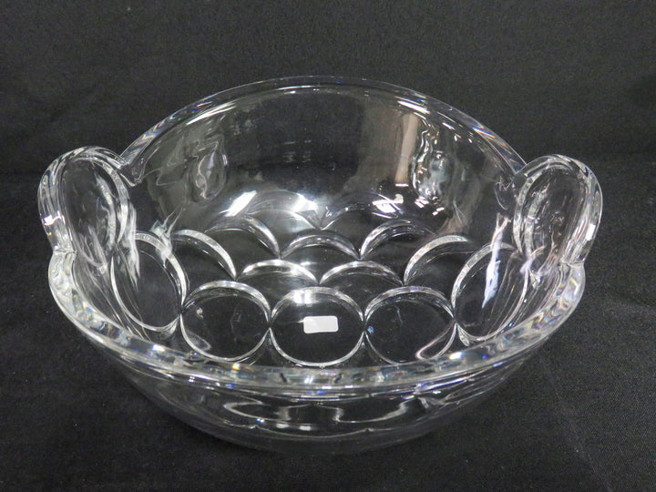 Bubble Bottom Crystal Serving Bowl