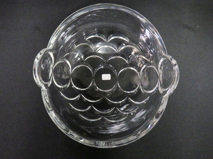 Bubble Bottom Crystal Serving Bowl