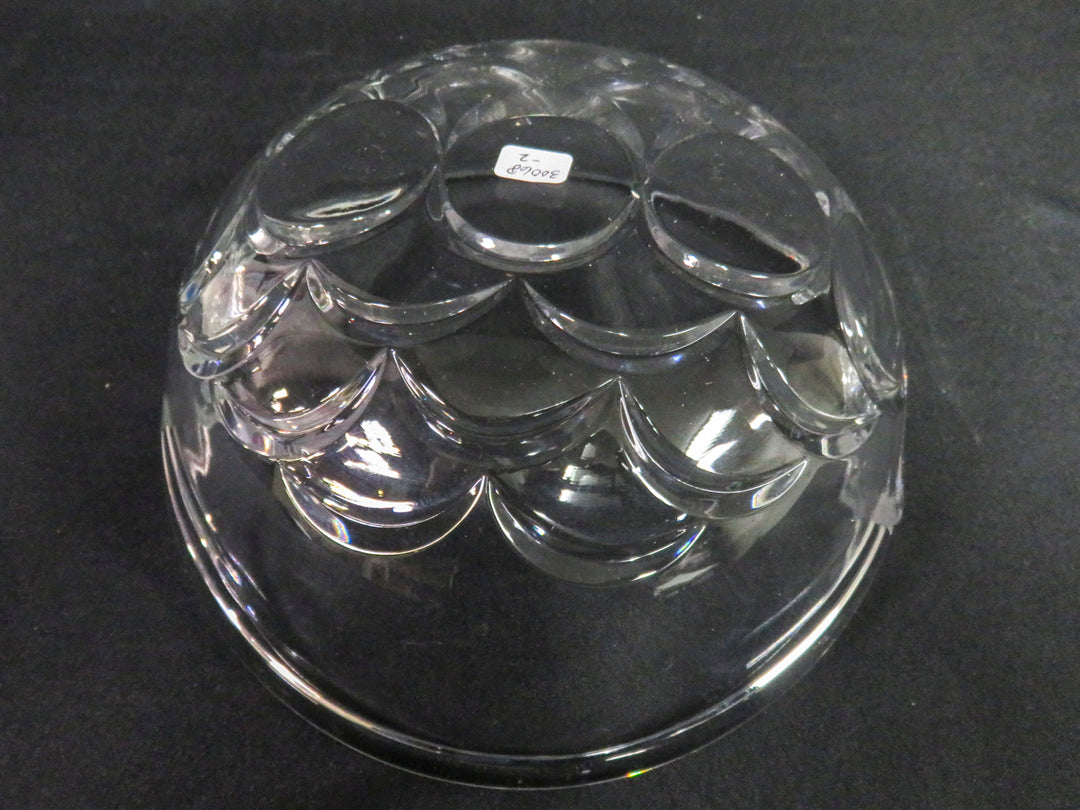 Bubble Bottom Crystal Serving Bowl