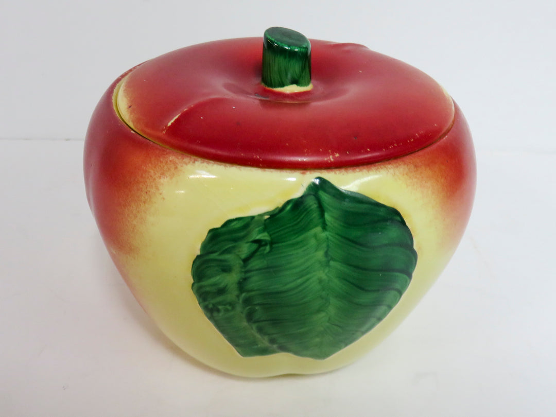Blushing Apple Pottery Canister