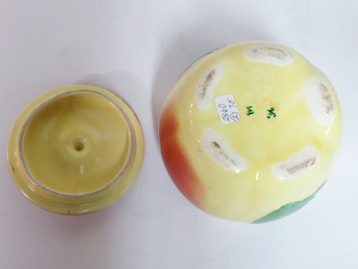 Blushing Apple Pottery Canister