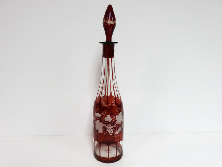 Ruby Red Decanter