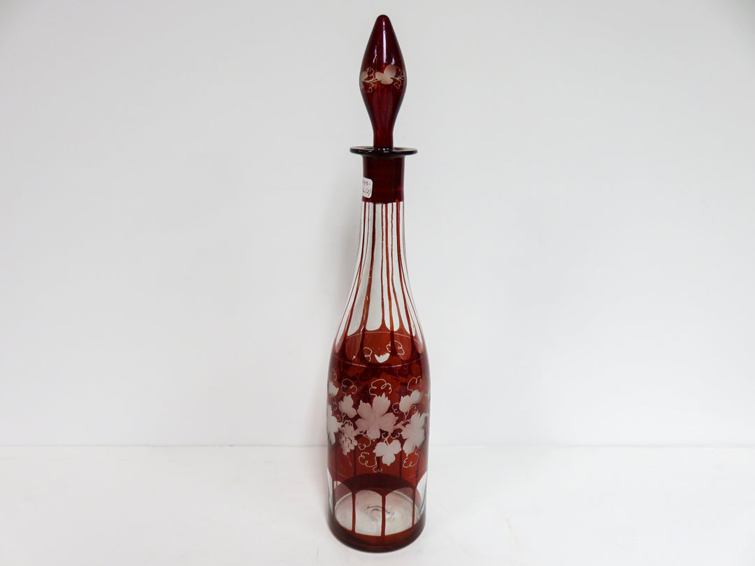 Ruby Red Decanter