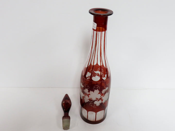 Ruby Red Decanter