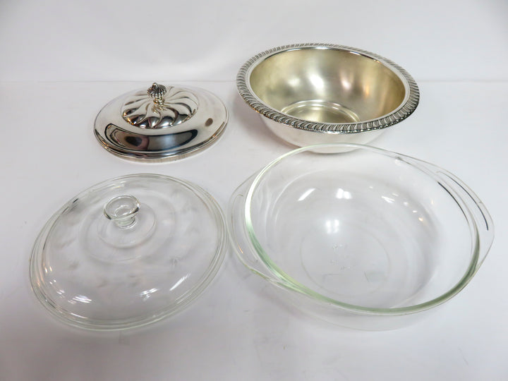 Silverplate Casserole Holder