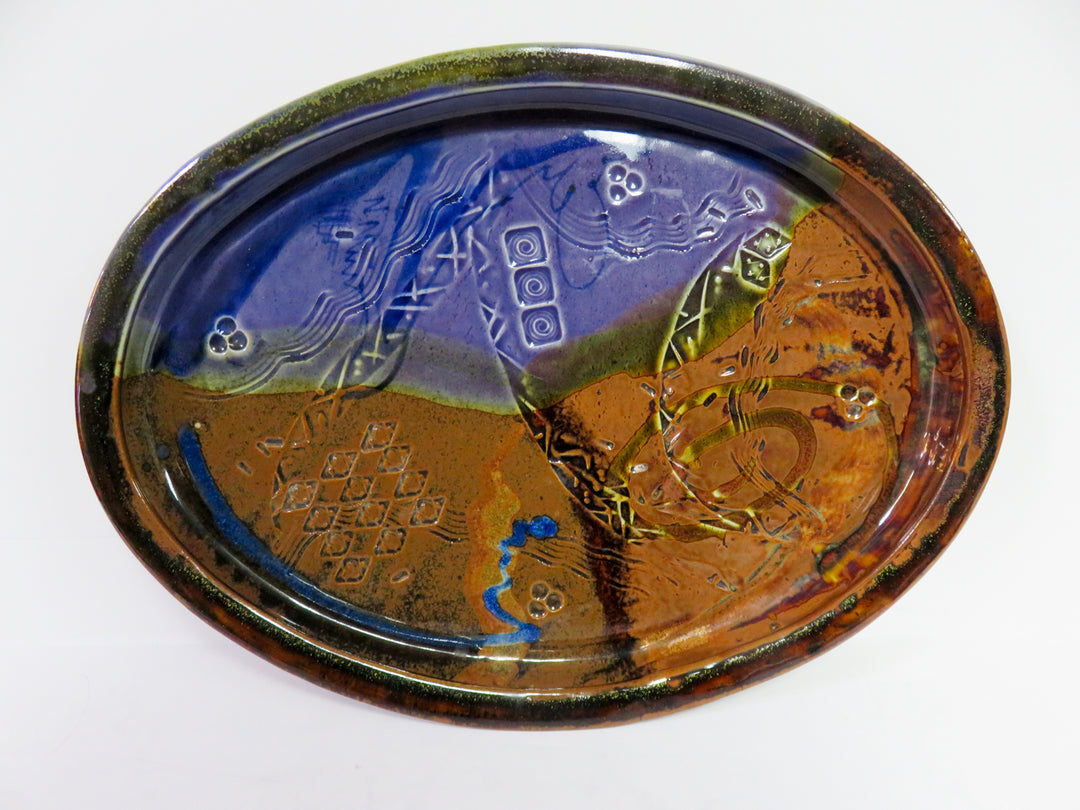 Oval Pottery Tray