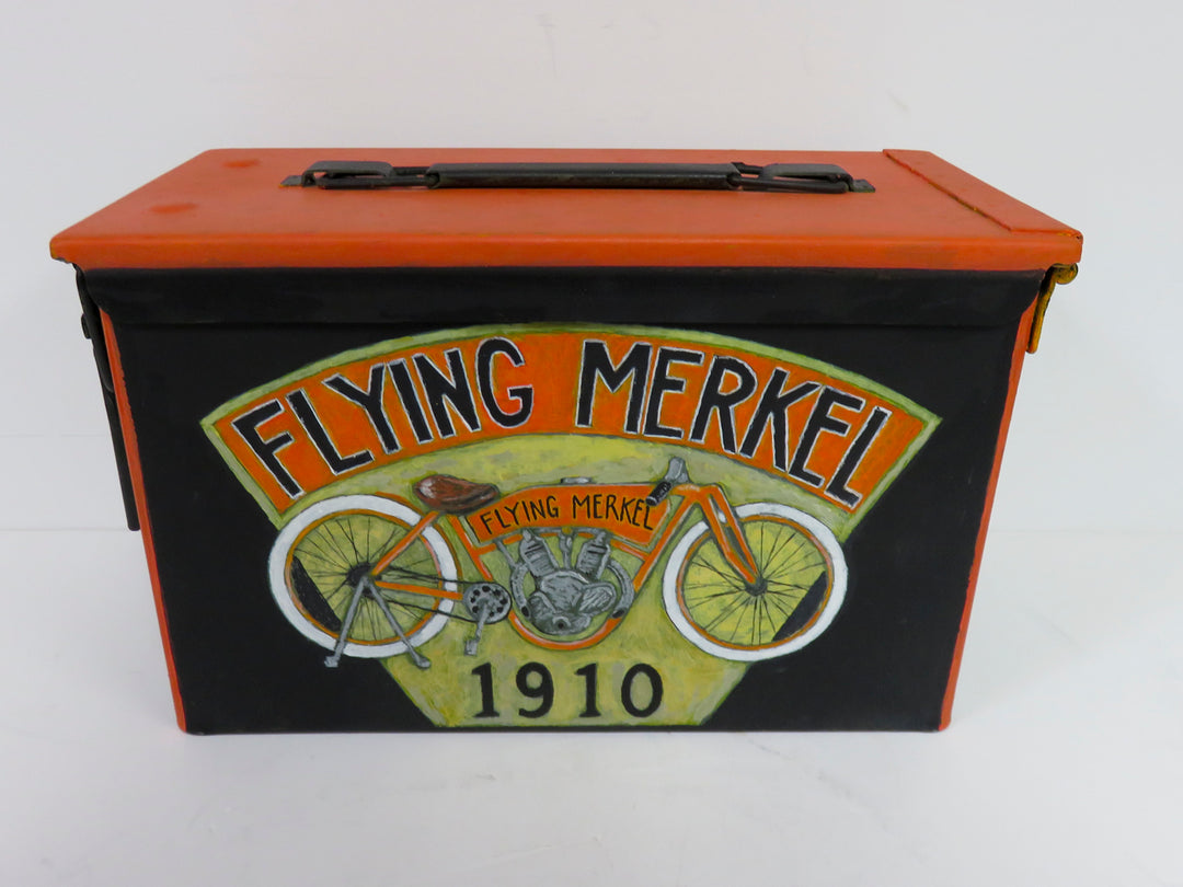 Painted Ammunition Box
