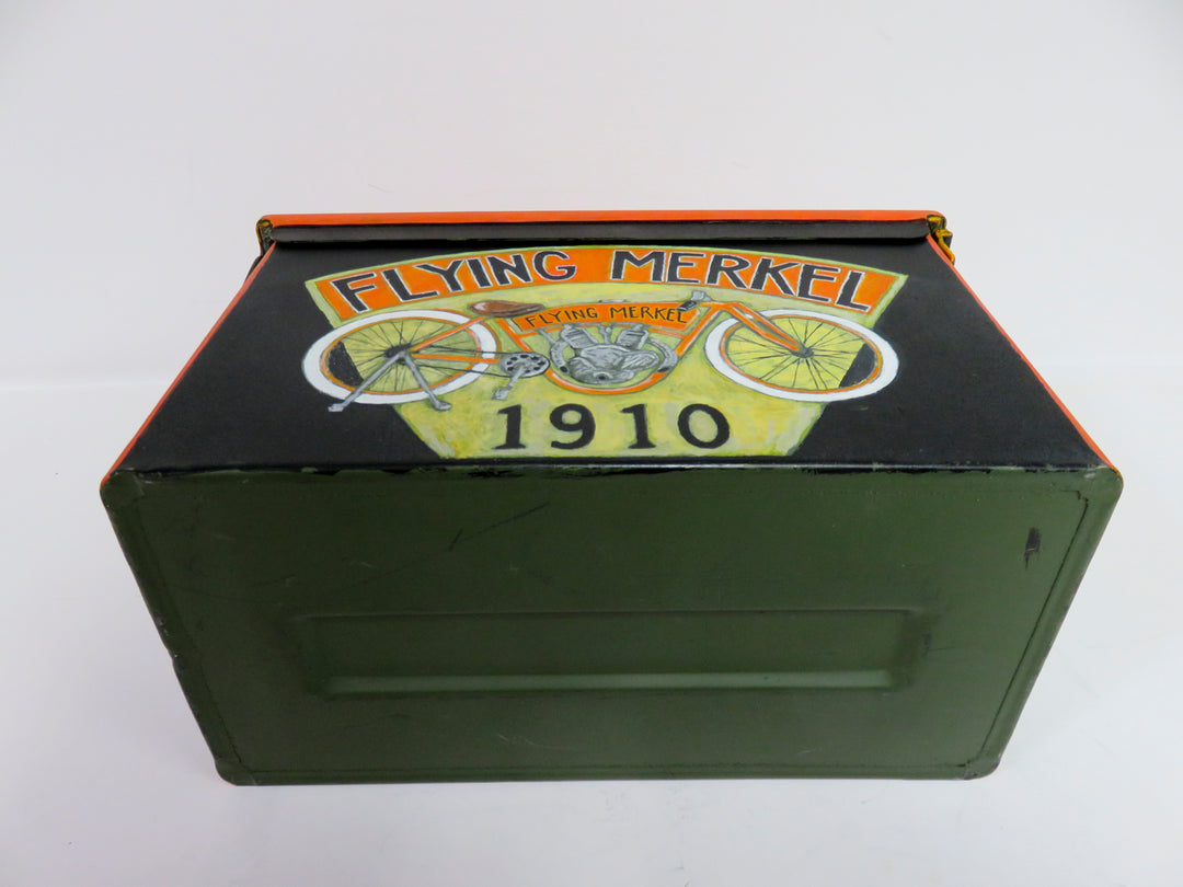 Painted Ammunition Box