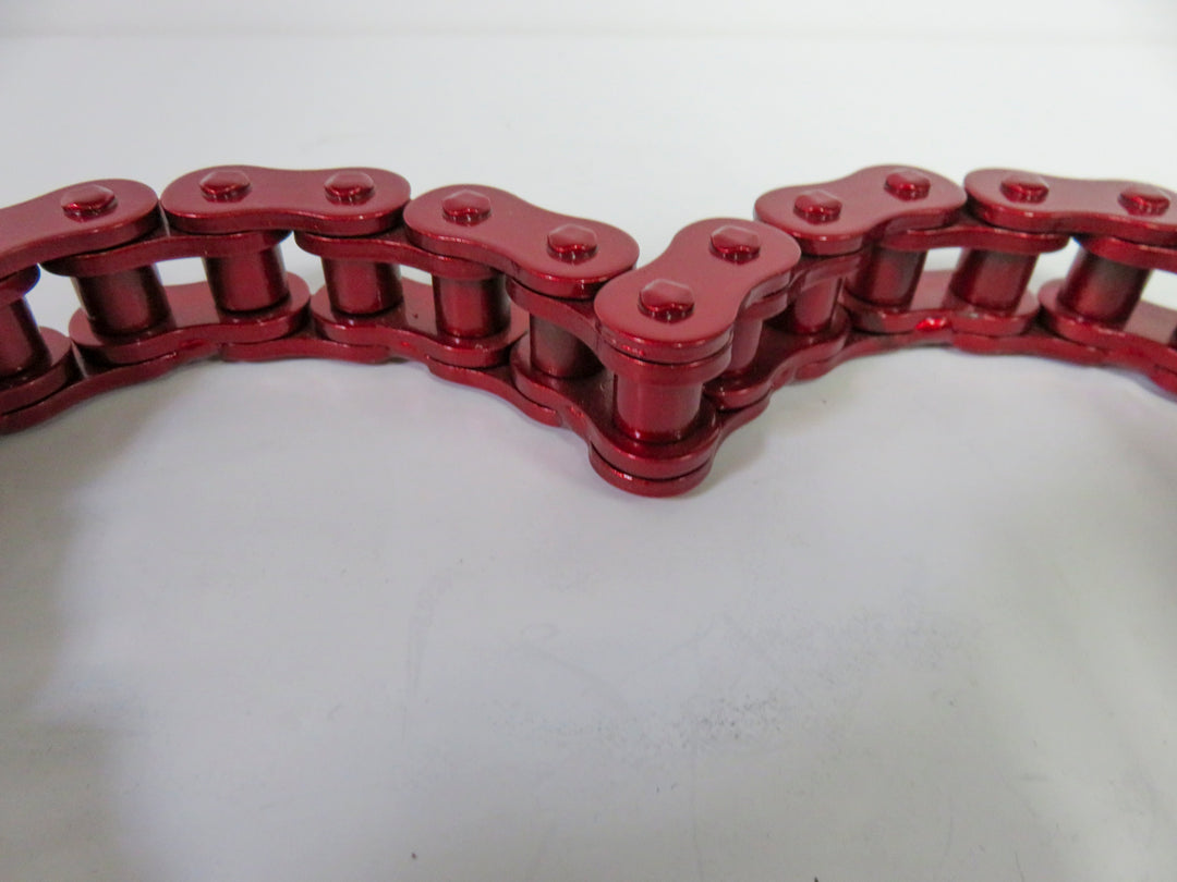 Red Heavy Bike Chain Heart