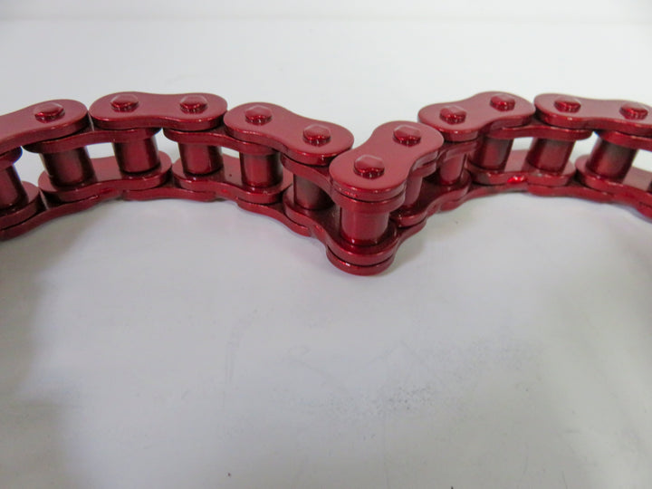 Red Heavy Bike Chain Heart