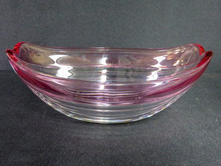 Translucent Pink Rim Bowl