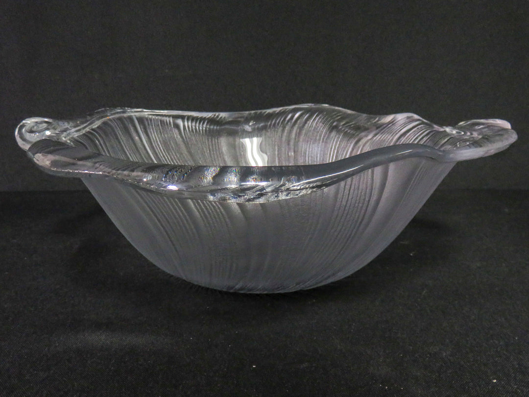 Clamshell Glass Bowl