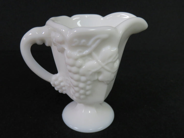 Milk Glass Cream & Sugar Set
