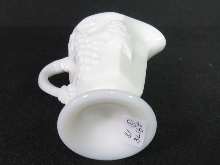 Milk Glass Cream & Sugar Set
