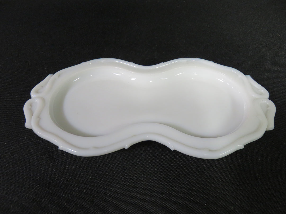 Milk Glass Cream & Sugar Set