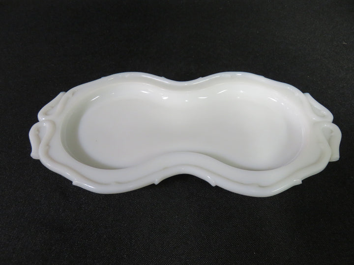 Milk Glass Cream & Sugar Set