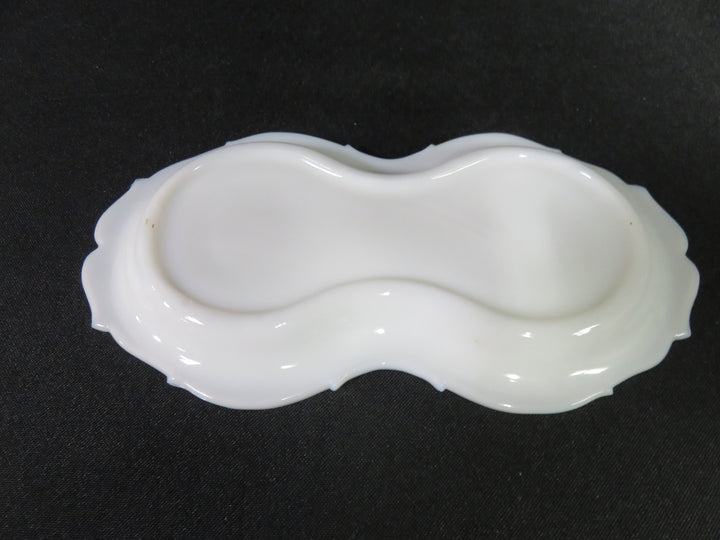 Milk Glass Cream & Sugar Set
