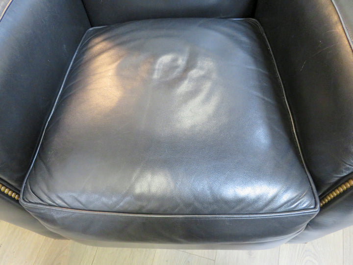 Hancock & Moore Chair & Ottoman