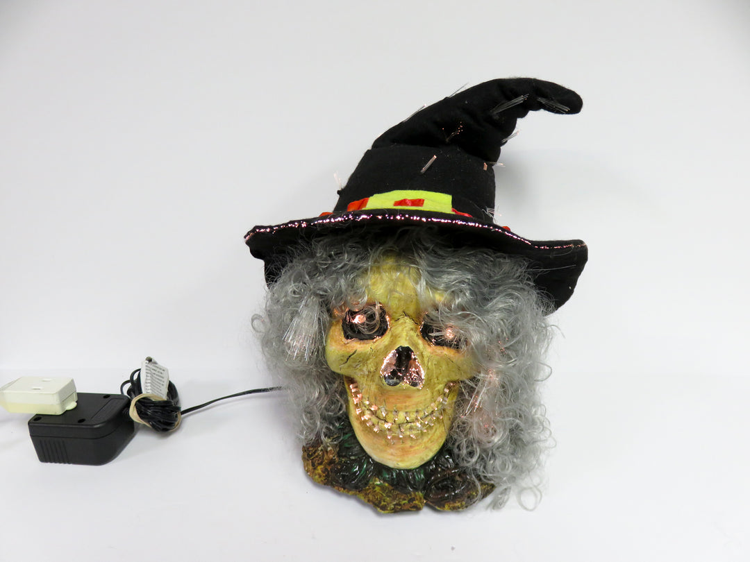 Lighted Witch Head