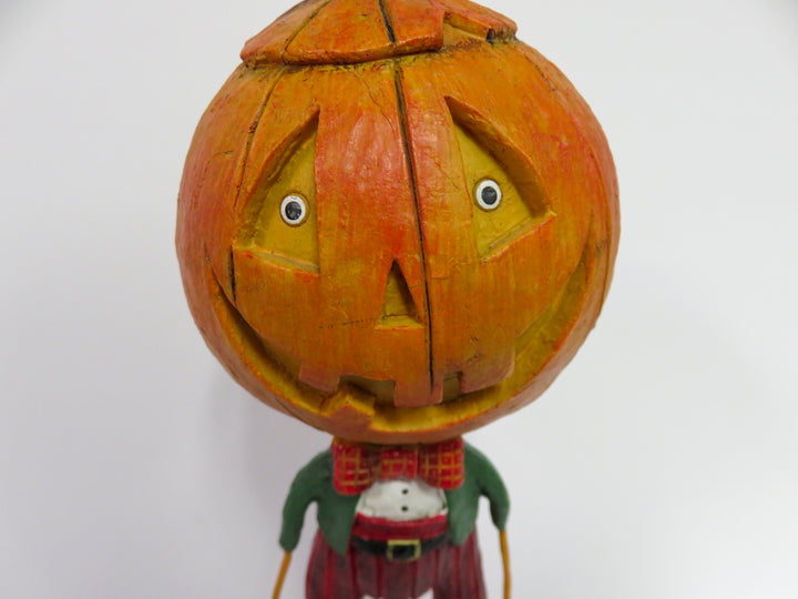 Lori Mitchell Pumpkin Head Figurine