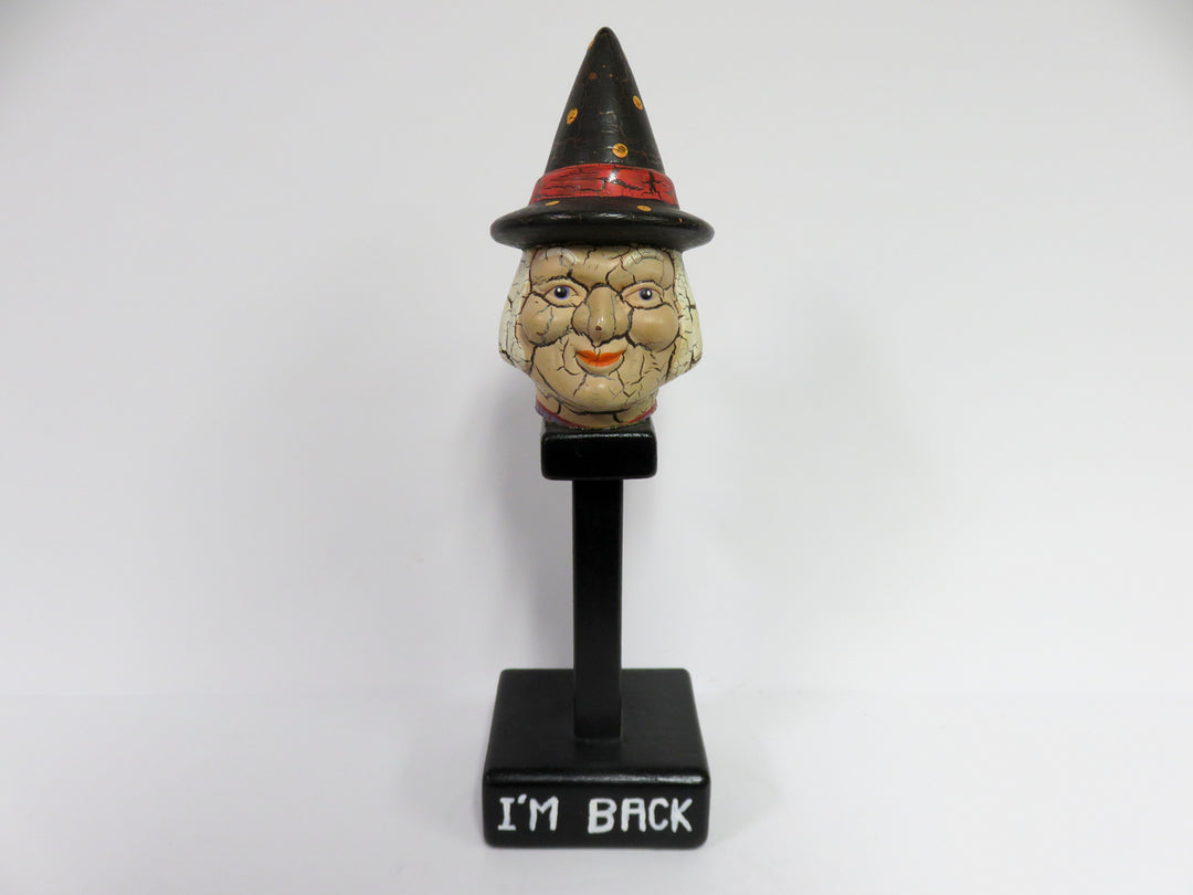 Folk Art Witch's Head