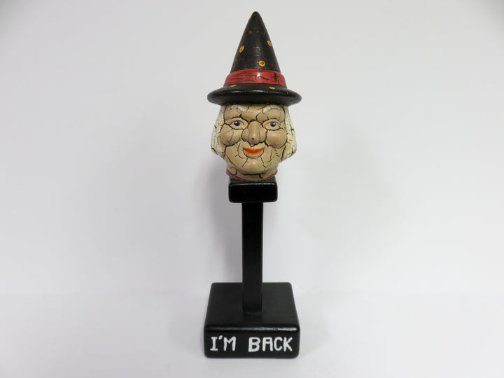 Folk Art Witch's Head