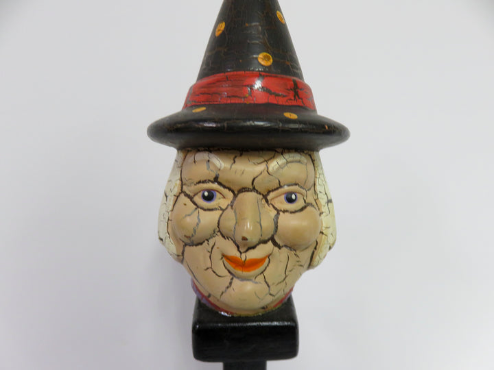 Folk Art Witch's Head