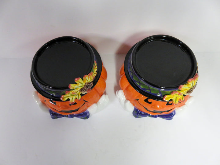 Fitz & Floyd Pillar Candle Holders